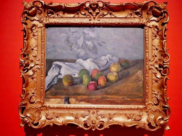 ポール・セザンヌ《りんごとナプキン》1879-80年　SOMPO美術館