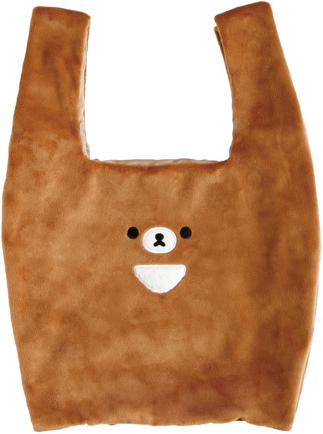 【リラックマ新商品】「ぬいぐるみマルシェバッグ」チャイロイコグマ　2,530円