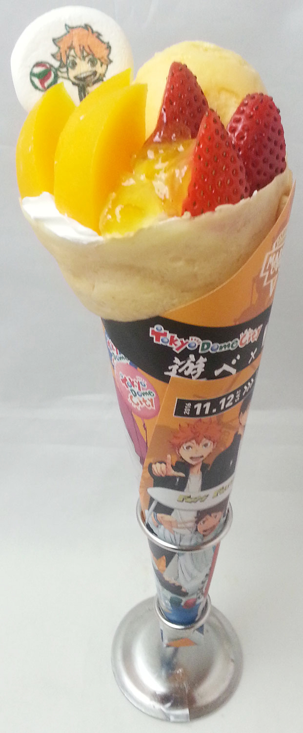 影山クレープには絶対負けない！ 日向翔陽の一生懸命・負けずぎらいクレープ　650円