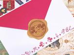 シーリングスタンプ風のシール