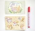 「ダッフィー&フレンズのスプリング・イン・ブルーム」ポストカード&カラーペン