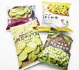 えだ豆、えんどう豆などの「豆由来スナック菓子」