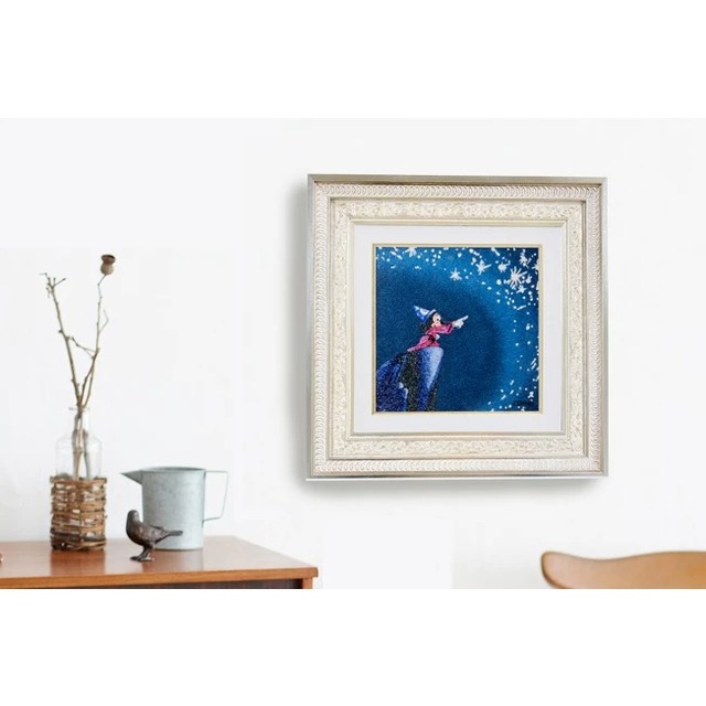 ダイヤモンド1ct入り ジュエリー絵画 『ファンタジア』 ミッキー Mサイズ (1ctDMK3M) 1,100,000円