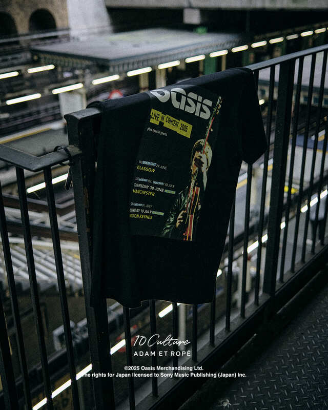【oasis×ADAM ET ROPE'】「Tour Poster Design TSH」Don’t Believe the Truth（カラー：ブラック、SIZE：M / L / XL、価格：8,800円）