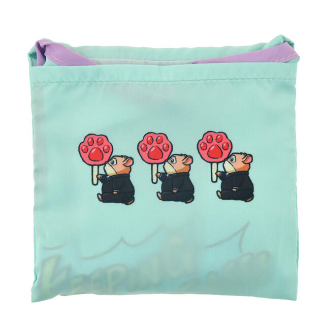 ジュディ・ホップス＆ニック・ワイルド、レミングのビジネスマン ショッピングバッグ・エコバッグ Embroidery Bag ZOOTOPIA COMIC STYLE 2,400円