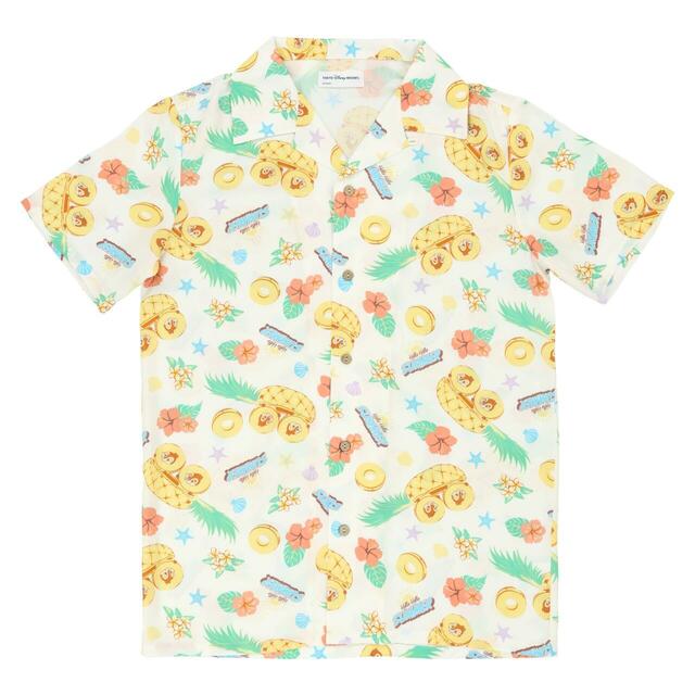 アロハシャツ(S~LL) 4,200円|夏の東京ディズニーリゾート「Hello Hello SUMMER!」グッズ|販売店舗:東京ディズニーランド「グランドエンポーリアム」、東京ディズニーシー「タワー・オブ・テラー・メモラビリア」|発売日:2026年6月11日(木)