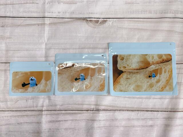 S・M・Lの3枚セット。スンスンがだんだん近づいてくるようなデザインになっているのも遊び心があって◎