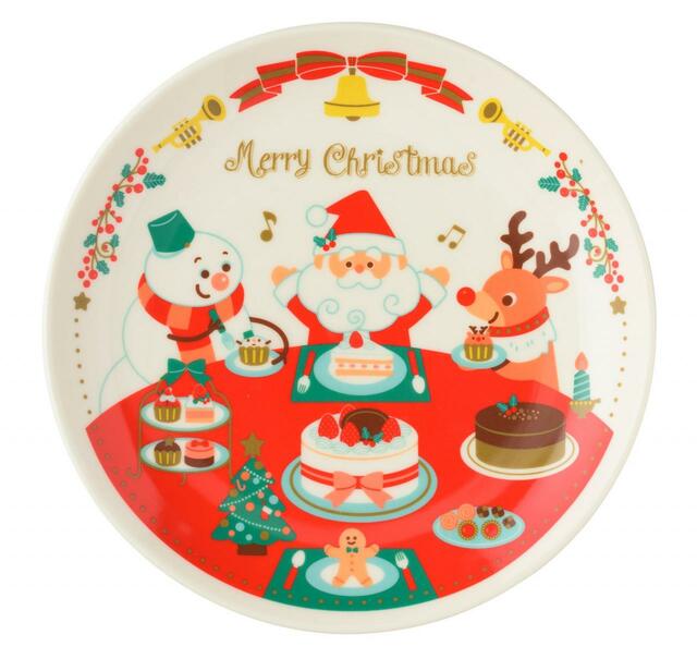 「オリジナルクリスマスケーキ皿」【「銀座コージーコーナー」のクリスマスケーキ】