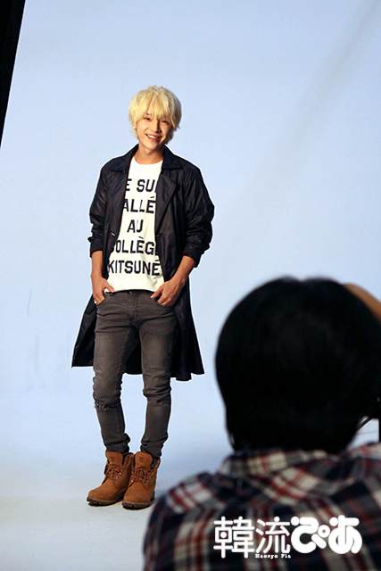 ユナク (from 超新星)@「韓流ぴあ」取材