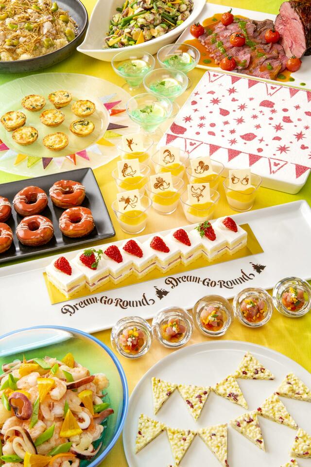 オチェーアノ 東京ディズニーリゾート40周年“ドリームゴーラウンド”ブッフェ4月10日~6月30日