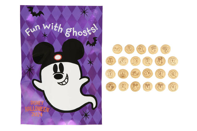 クリームフィルド・ビスケット 1,300円｜東京ディズニーリゾート「ディズニー・ハロウィーン」スペシャルグッズ｜販売店舗：東京ディズニーランド「ワールドバザール・コンフェクショナリー」、東京ディズニーシー「ヴァレンティーナズ・スウィート」｜発売日：2024年9月19日（木）