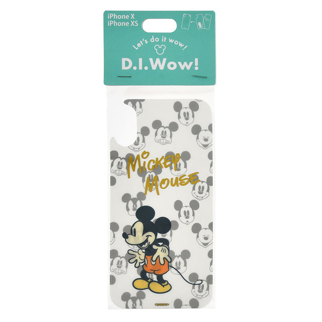 iPhoneX/XS用着せ替えシート＜ミッキー＞500円