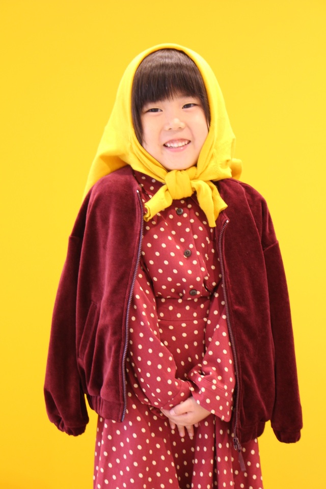 赤ずきんならぬ、黄色ずきんちゃん！