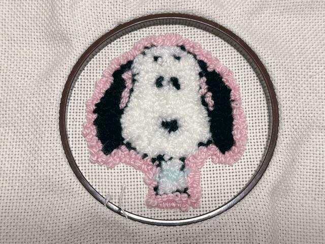 背景を二周した裏面