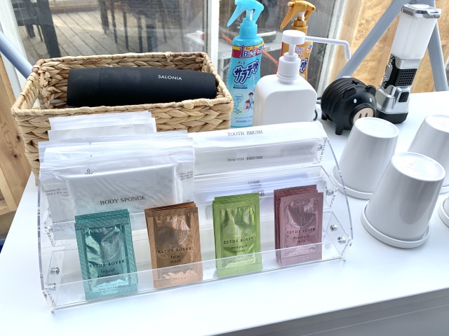 アメニティは一通り揃っている