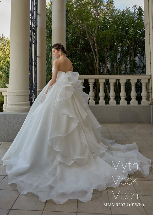 【クラウディア】Myth Mock Moon(ミスモックムーン)新作ウェディングドレス|MMM0207_OffWhite