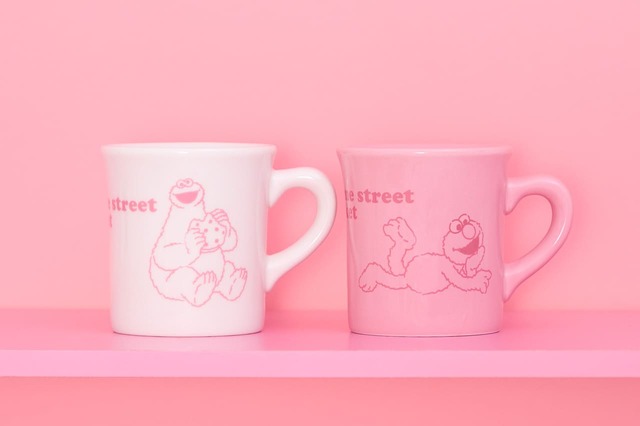 【セサミストリート】「ピンクマグカップ」全2種 ￥2,530