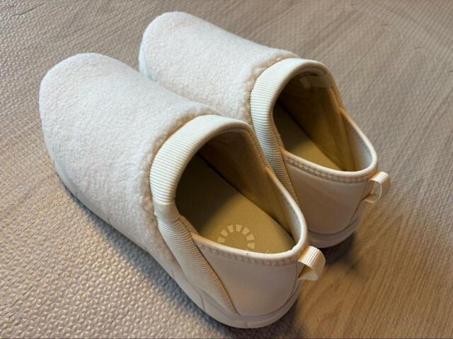 【ワークマン トレッドモックボア】重さは約225g（Lサイズ・片足※筆者実測）。長時間着用しても疲れにくいのが嬉しい♪