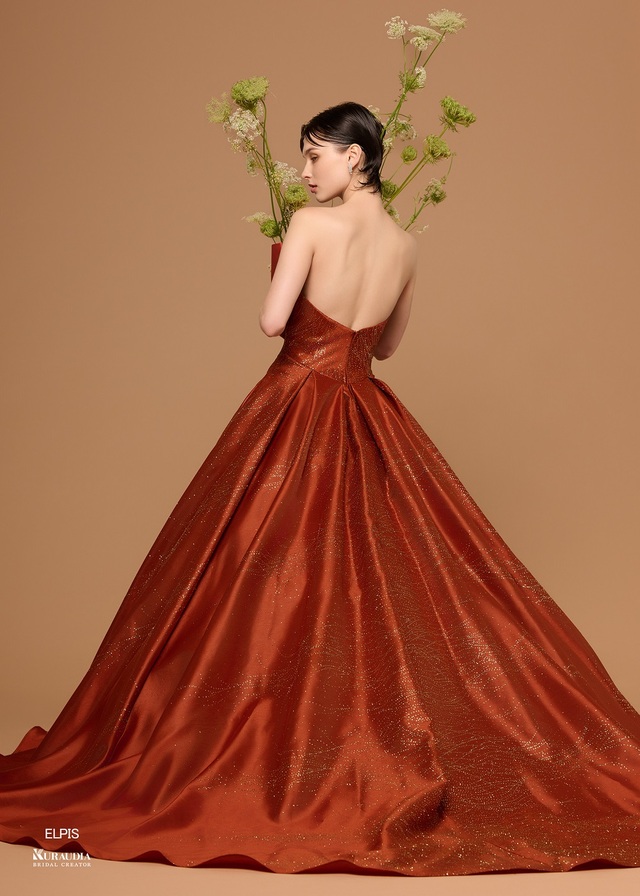 「Irida maison（イリーダメゾン）」新作ウェディングドレス　IM-0040_Terracotta