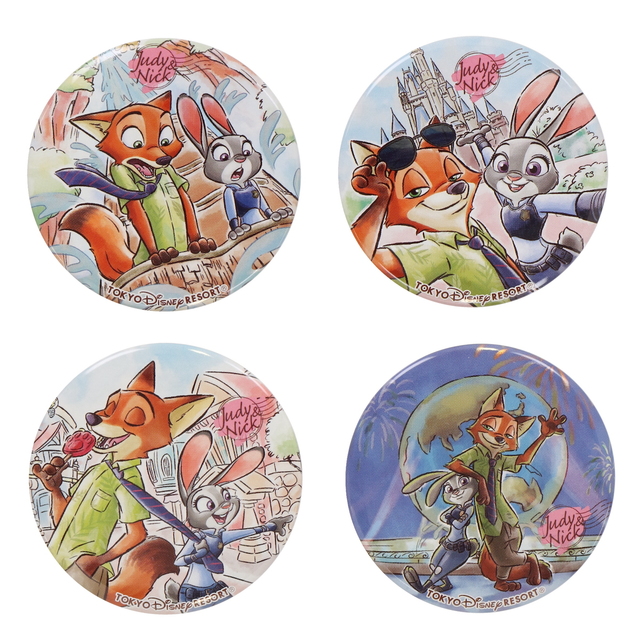 カンバッジセット｜直径約6cm、4個セット｜¥1,200｜2021年3月31日発売