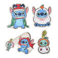 スティッチ&スクランプ シール・ステッカー ダイカット 和紙風 Sticker Collection NEW YEAR STITCH 2026 700円
