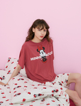 ワンポイントTシャツ&ショートパンツセット ¥11,550|ジェラート ピケ「ディズニー ミニーマウス コレクション」
