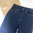 【UNIQLO（ユニクロ）　ペグトップハイライズジーンズ】リラックスデニム
