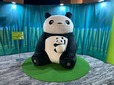 【パンダコパンダ展-ところざわサクラタウンの巻-】立体的で大きなパパンダのオブジェ