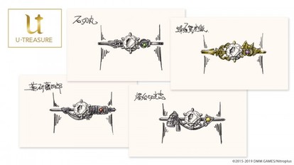 刀剣乱舞】燭台切、薬研ら4振りのモチーフリング&大般若のイヤーカフが