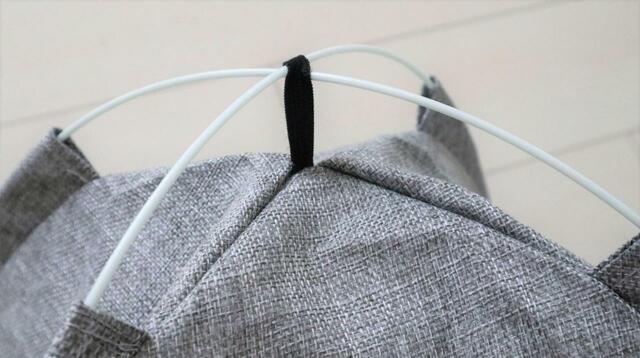 【SHEIN ポンポンペットテント】6本のフレームでテントが吊り下げられる設計