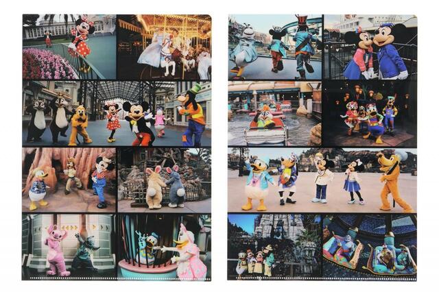 クリアホルダーセット 800円|東京ディズニーリゾート・フォトグラフィープロジェクト「イマジニング・ザ・マジック」第2弾グッズ|東京ディズニーリゾート40周年“ドリームゴーラウンド”|発売日:2023年12月7日(木)|販売店舗:東京ディズニーランド「グランドエンポーリアム」、東京ディズニーシー「ヴァレンティーナズ・スウィート」