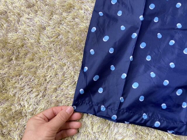 【ファッションセンターしまむら Ladies レインコートはっ水】ポップな柄