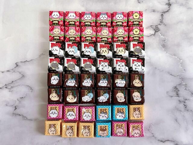 4つ購入して48個のチロルチョコをゲット！果たして20種類揃ったのか？みていきましょう！