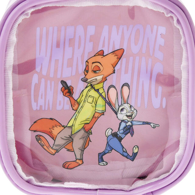 ジュディ・ホップス&ニック・ワイルド ポーチ カラビナ付き ZOOTOPIA COMIC STYLE 2,000円