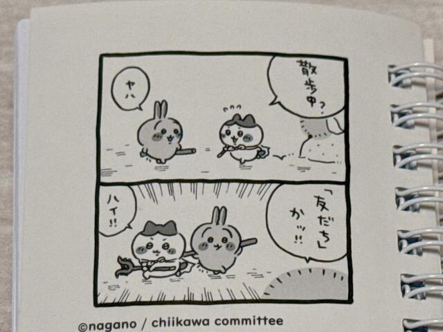 裏表紙の漫画は「友だち」宣言をするふたり。尊い…！