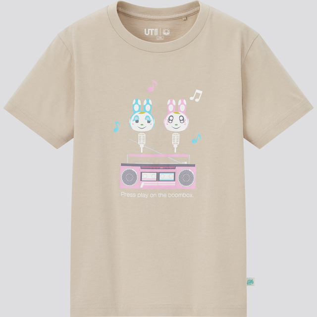ユニクロ UTコレクション「あつまれ どうぶつの森」／KIDS グラフィックTシャツ（半袖）