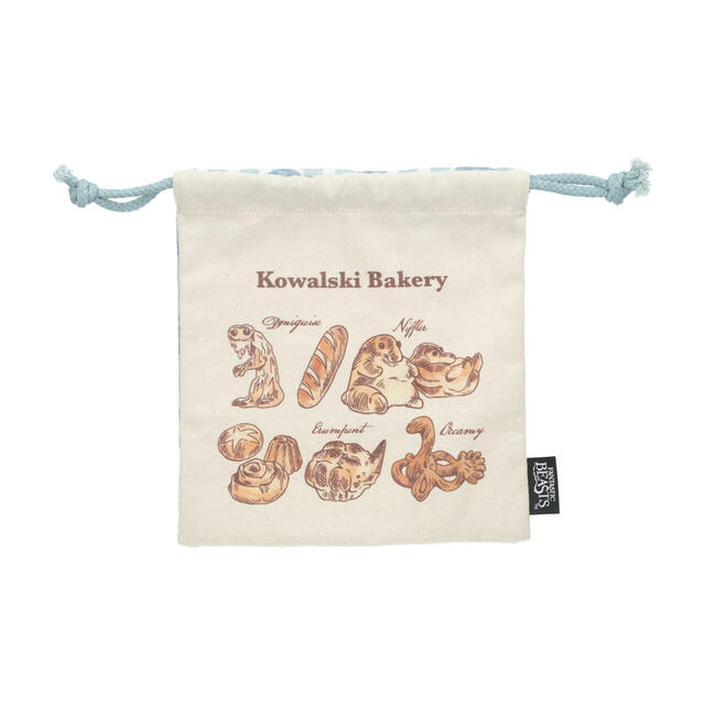 【ハリー・ポッター　マホウドコロ 】ファンタスティック・ビースト コワルスキーベーカリー 巾着袋｜1,650円(税込)