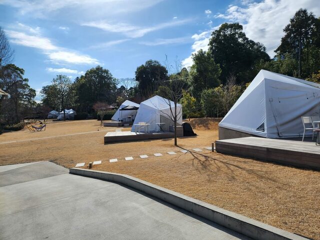 【Sport ＆ Do Resort リソルの森】グランヴォー スパ ヴィレッジのグランピングエリア