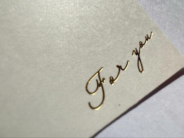 【セリア ミニカード ラインアート 15枚】筆記体でおしゃれな雰囲気に