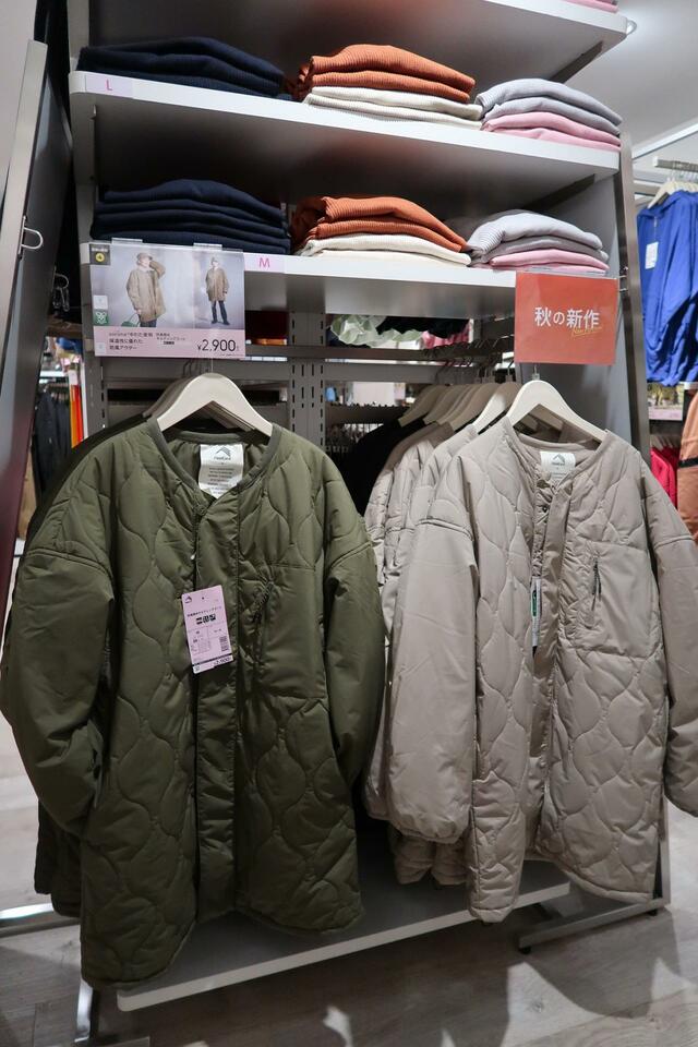 「Workman Colors」イグジットメルサ銀座店/防風撥水キルティングコート2,900円