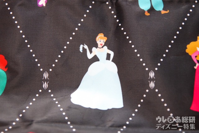 「ディズニープリンセスデザインマチ広トート」デザイン詳細(シンデレラ)