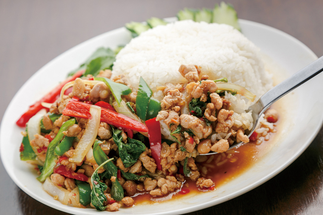 ガーリックガパオごはん ／ガパオ食堂