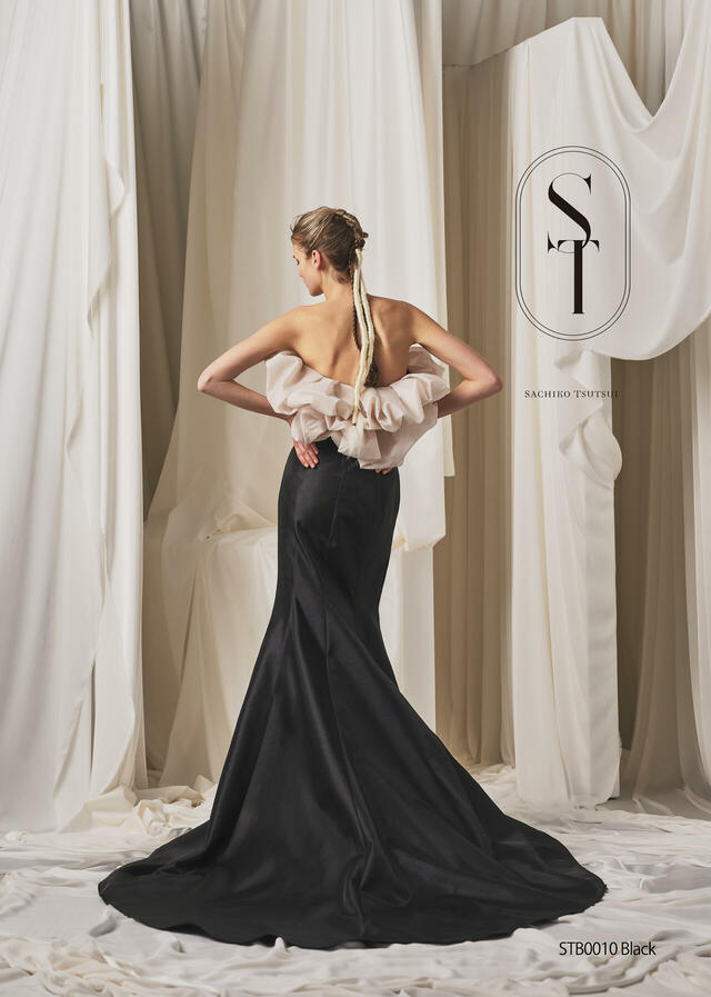 クラウディア|「ST(サチコツツイ)」新作ウェディングドレス|STB0010_Black