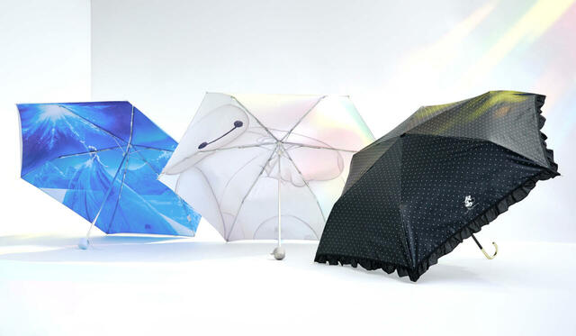 折りたたみ傘 晴雨兼用 ポーチ入り SHINY DAY 3,500円