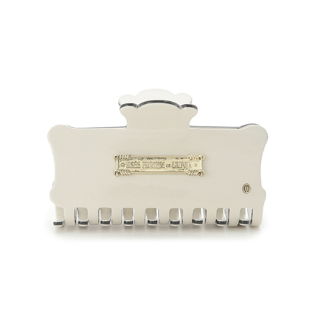 「ヘアクリップL トリポリの姫君イルゼ」オフホワイト　7,370円