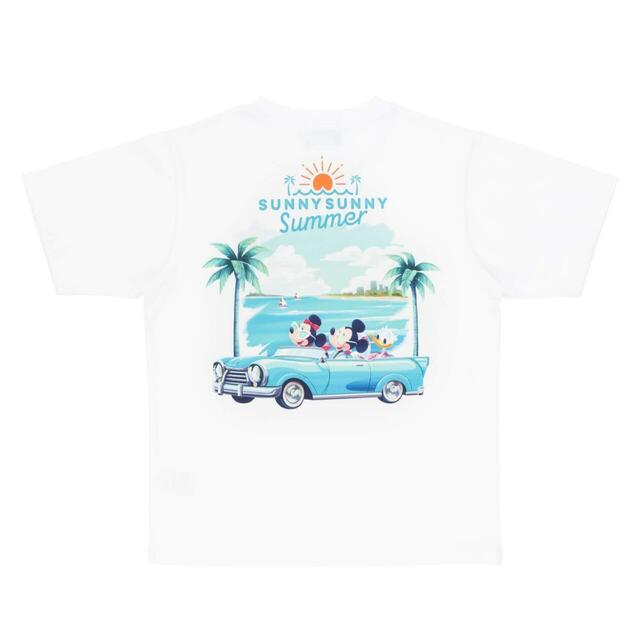 Tシャツ(130cm〜150cm) 2,700円｜東京ディズニーリゾート「SUNNY SUNNY Summer」グッズ｜販売店舗：東京ディズニーランド「グランドエンポーリアム」、東京ディズニーシー「タワー・オブ・テラー・メモラビリア」｜発売日：2025年6月5日（木）