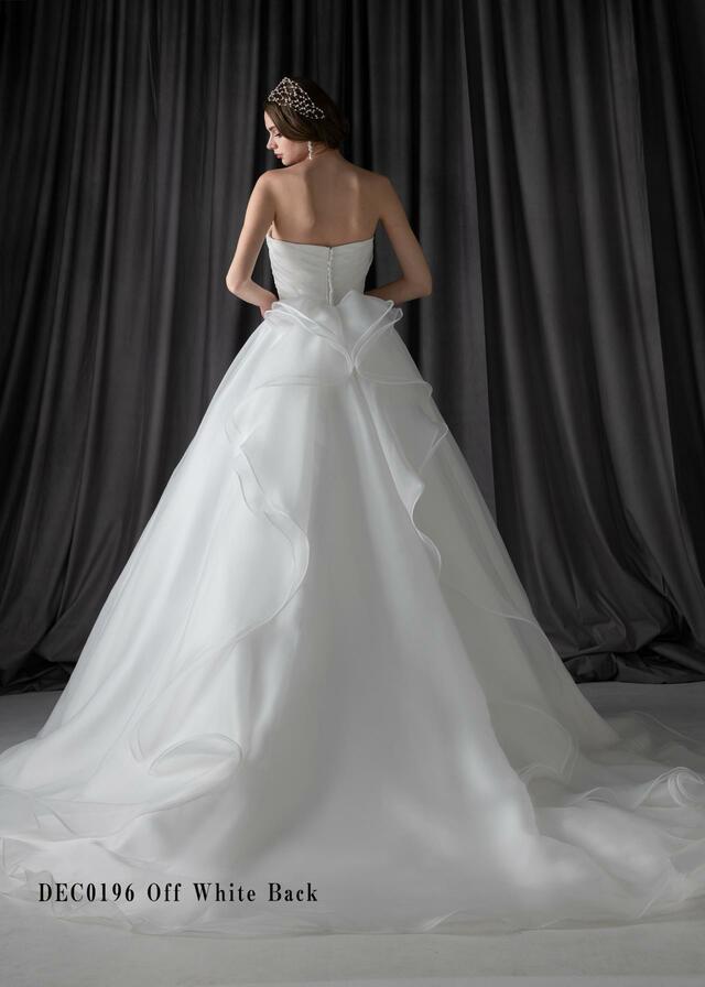 「Clef a décor-クレアデコール」新作ウェディングドレス　DEC0196_Offwhite