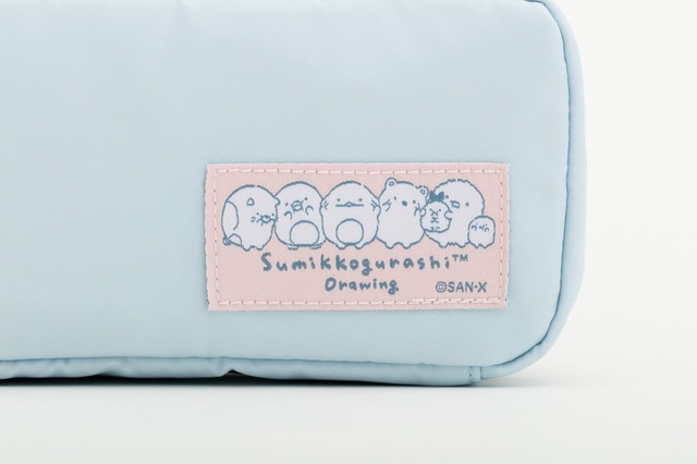 【すみっコぐらし「すみっコドローイング」】「ポーチ」織りネーム付き!