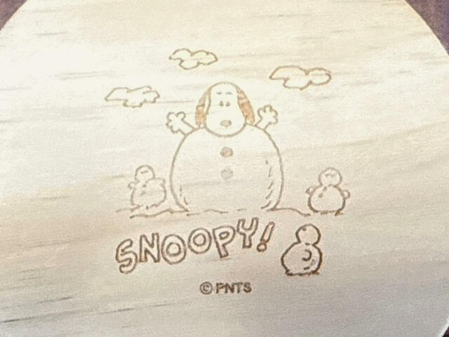 雪だるまになったスヌーピーがキュート!