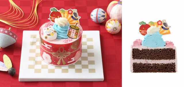 【銀座コージーコーナー】「おみくじ付き初夢ケーキ」810円